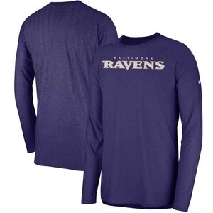 Nike Baltimore Ravens PRO long sleeve shirt (lightweight). NFL Official Purple
